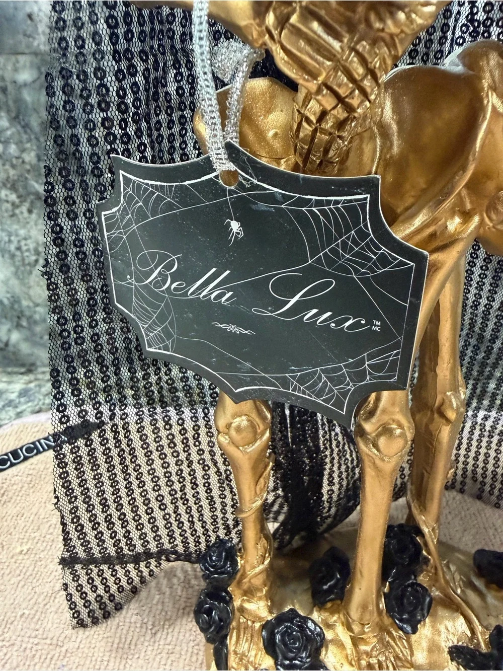 Bella Lux Gold Skeleton Bride & Groom Wedding Decor | NWT